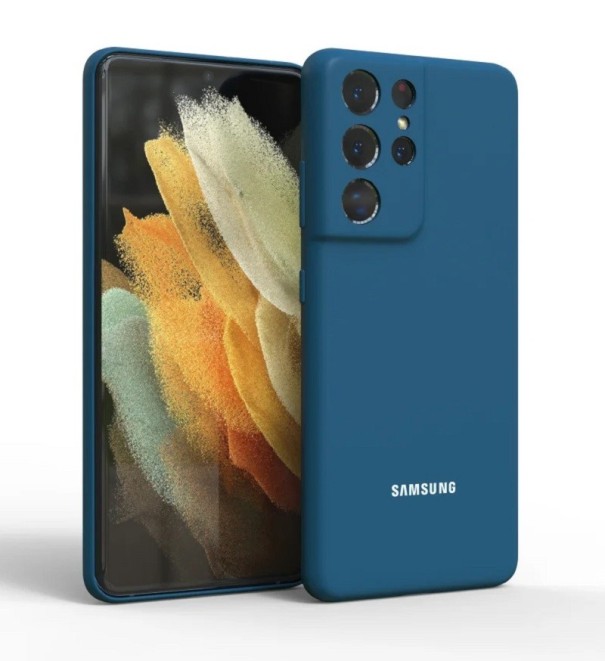Silikonskydd till Samsung Galaxy S22 Ultra B2041 blå