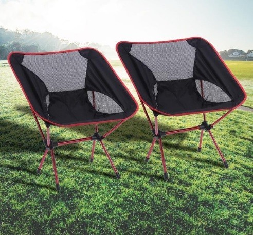 Silla de pesca plegable - 2 uds. 1