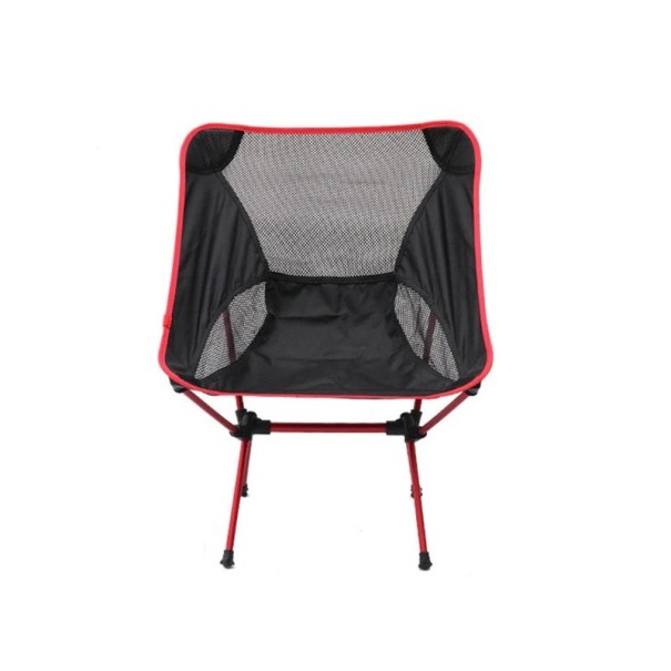 Silla plegable rojo