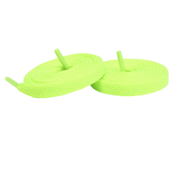Sireturi 100 cm Sireturi rezistente din fire de poliester Sireturi clasice rotunde pentru pantofi de sport si mers verde neon