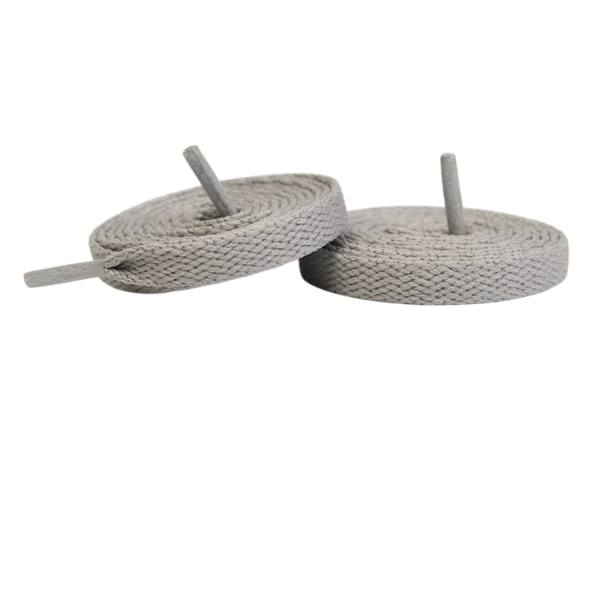 Sireturi 120 cm Sireturi rezistente din fire de poliester Sireturi clasice rotunde pentru glezna si pantofi de exterior gri