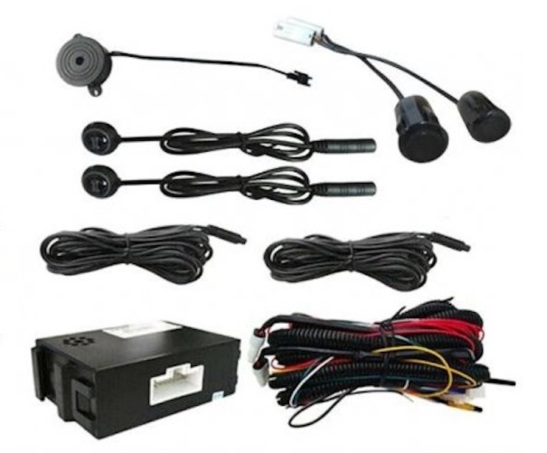 Sistema de monitoreo de puntos ciegos negro