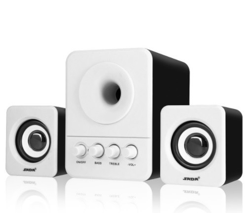 Sistemi di altoparlanti bianco