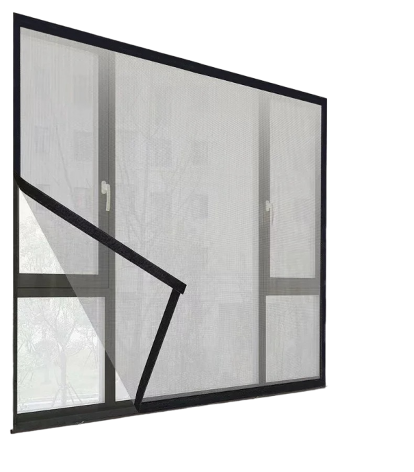 Síť do okna proti hmyzu na suchý zip 130 x 140 cm Okenní síť proti hmyzu Okenní síť proti komárům 1