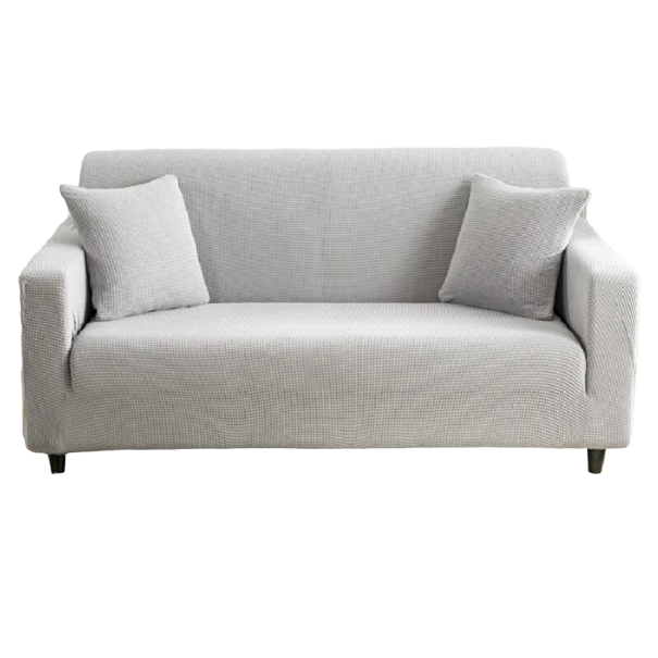 Sitzbezug hellgrau 2-Sitzer-Sofa (135 - 170 cm)