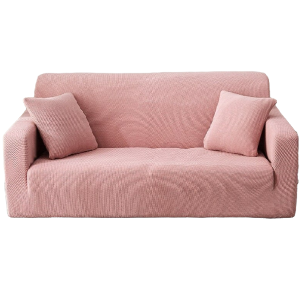 Sitzbezug rosa 2-Sitzer-Sofa (135 - 170 cm)