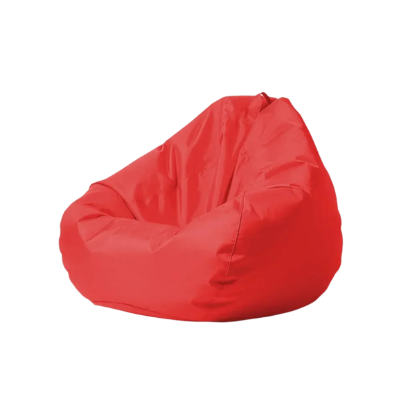Sitzsack ohne Füllung 240 l Höhe 100 cm wasserabweisende Hülle universeller bequemer Sitzsack für das Wohnzimmer und die Terrasse rot