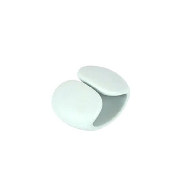 Självhäftande silikonkabelfästen set 6 stycken i färgglad design för kabelorganisation grön