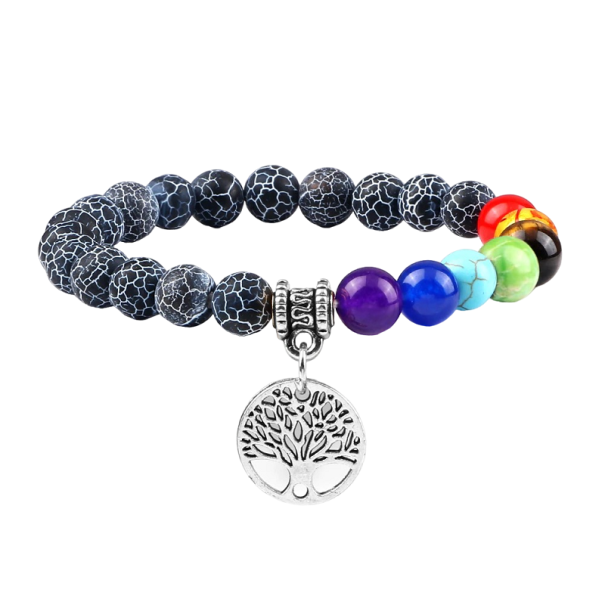 Sju Chakra Armband Z259