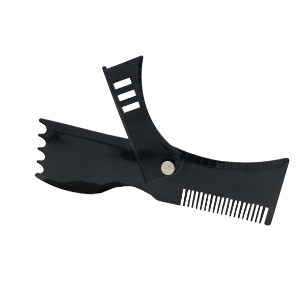 Skabelon til skægbarbering P3756 sort