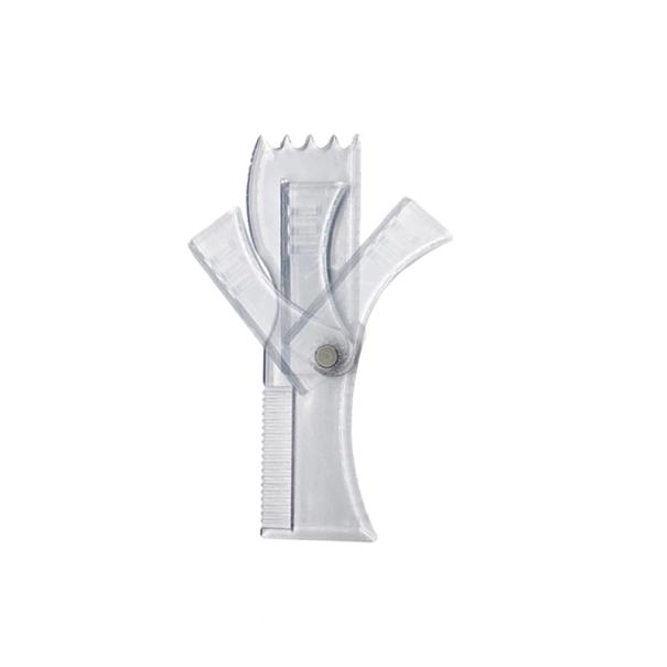 Skäggrakmall P3756 transparent