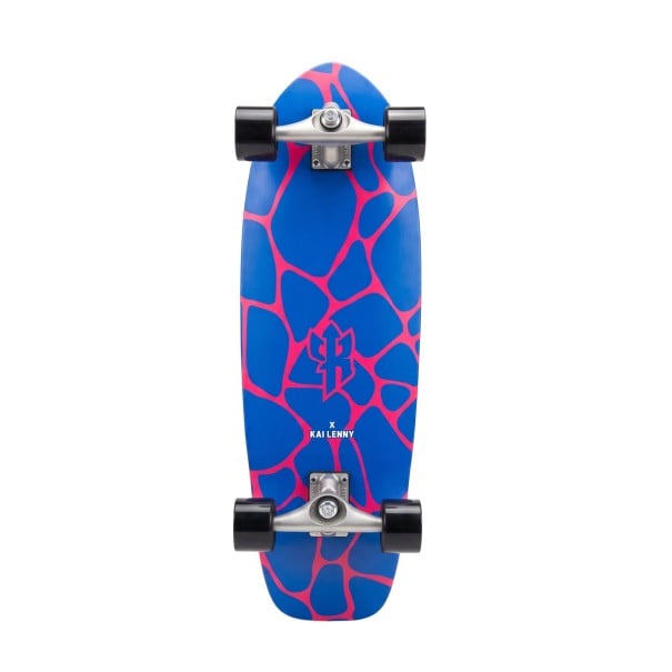 Skateboard 78,7 cm 31 palcov Vícevrstvová drevená doska s kicktailom Čierne kolieska a protišmykový grip Modro-červený Na jazdu po meste 1