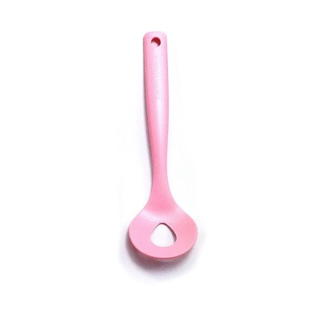 Ske med hul rosa