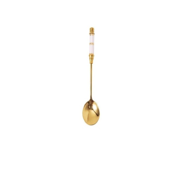 Ske med keramisk dekoration 9