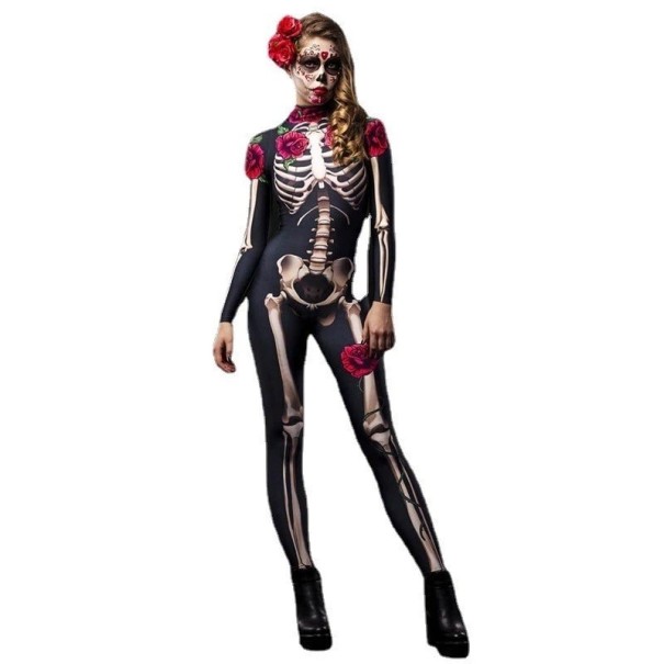 Skeletkostume til kvinder XS