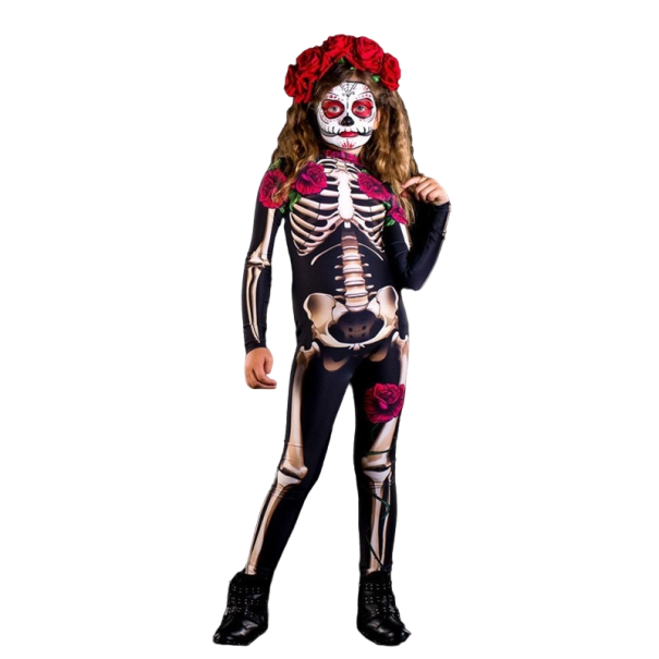 Skeletkostume til piger 10