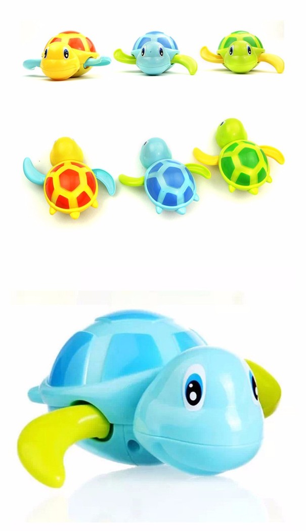 Skildpadde flyder i vandet 1