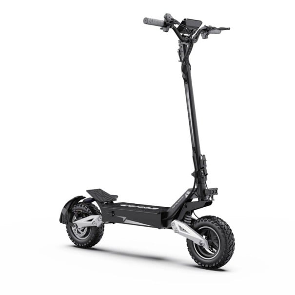 Skládací elektrokoloběžka s motorem 500 W a špičkou 900 W, baterie 48V 13,5Ah, kola 11 palců, dojezd 45 km, rychlost 50 km/h, černá 1