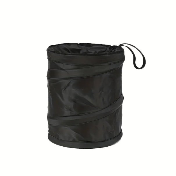 Skládací odpadkový koš do auta 20 x 16 cm Oxford cloth textilní kompaktní do držáku nápojů a interiéru vozidla 1