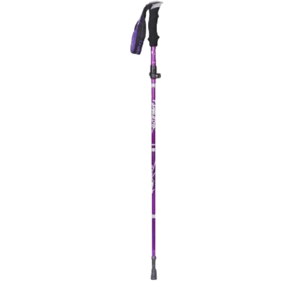 Skladacia trekingová palica 95 - 110 cm fialová