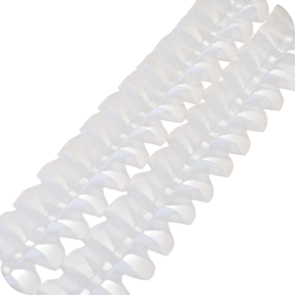 Skládaná tylová sieťovaná krajka 5 cm x 1 m Dekoračná tylová stuha na šitie zdobenie odevov sukne svadobných dekorácií a kreatívnu tvorbu biela