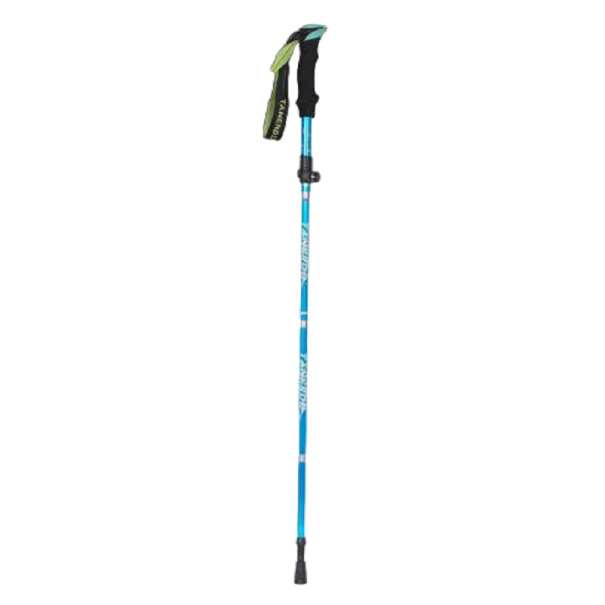 Składany kij trekkingowy 110 - 130 cm jasnoniebieski