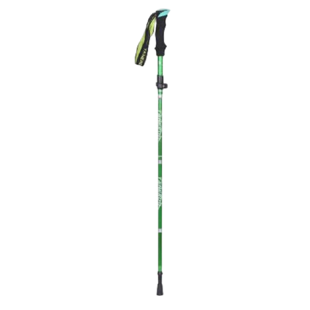 Składany kij trekkingowy 110 - 130 cm zielony