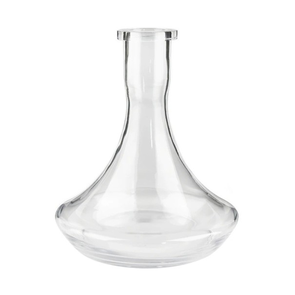 Skleněný podstavec na vodní dýmku Náhradní skleněná baňka 21 x 25 x 4,4 cm Čiré sklo Pro shishu a hookah příslušenství vodní dýmky bílá