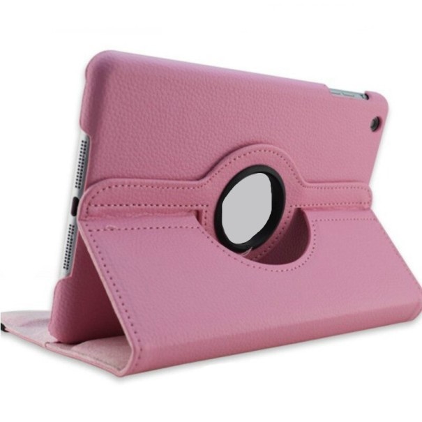 Skórzane etui do Apple iPad 9,7" (2017/2018) jasnoróżowy