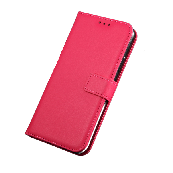 Skórzane etui do Xiaomi Redmi Note 10 Pro ciemny róż