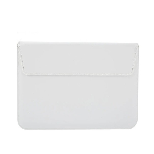 Skórzane etui na laptopa MacBook, Huawei 15 cali, 38,7 x 27 cm biały