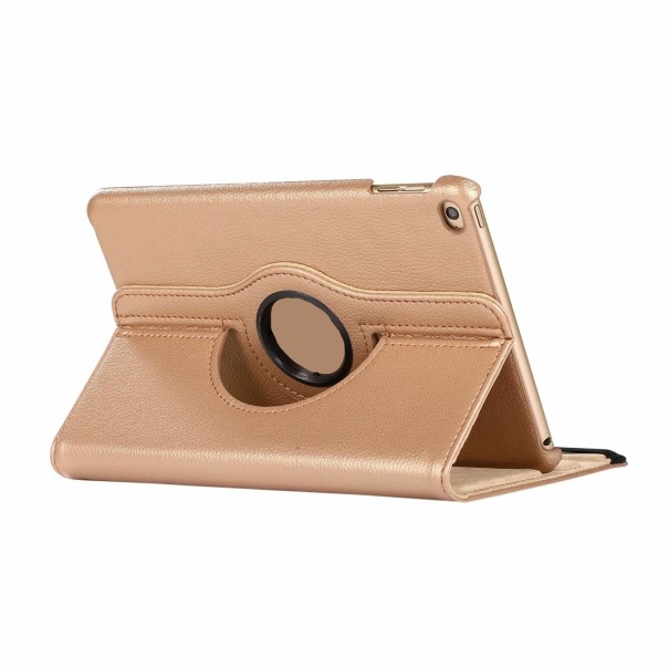 Skórzany pokrowiec na Apple iPad 9,7" 2/3/4 złoto