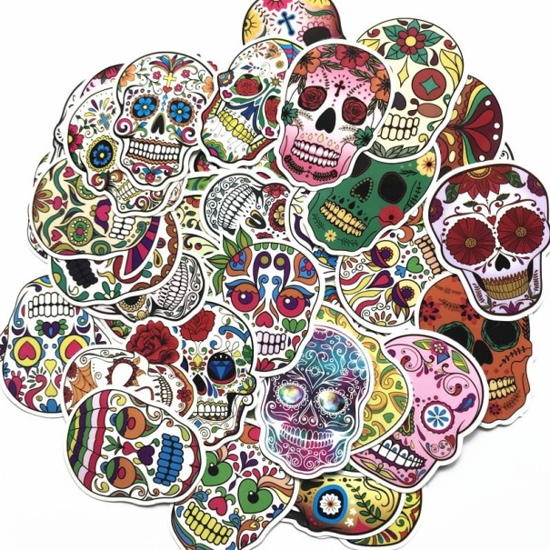 Skull bil klistermärken 60 st 1