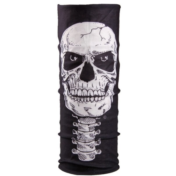 Skull Print Neck Warmer 1