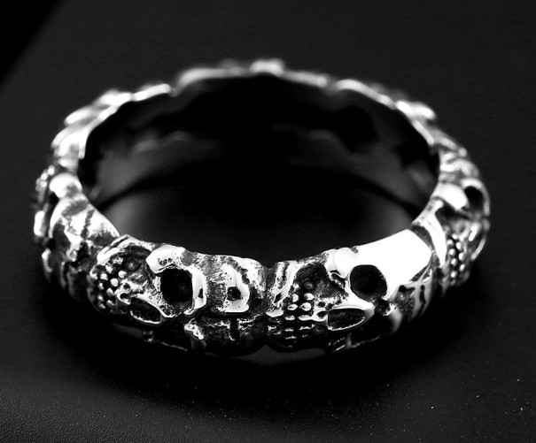 Skull Ring för män 13