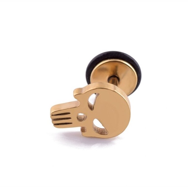 Skull stud örhängen 6