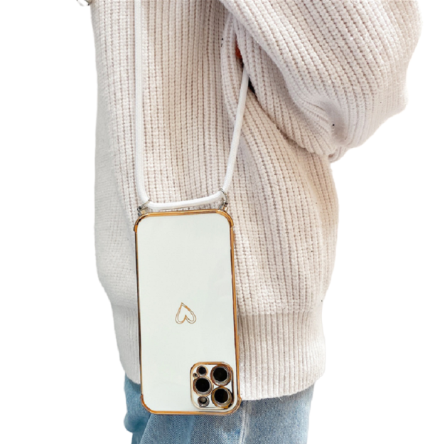 Skyddsfodral med nackrem för iPhone 15