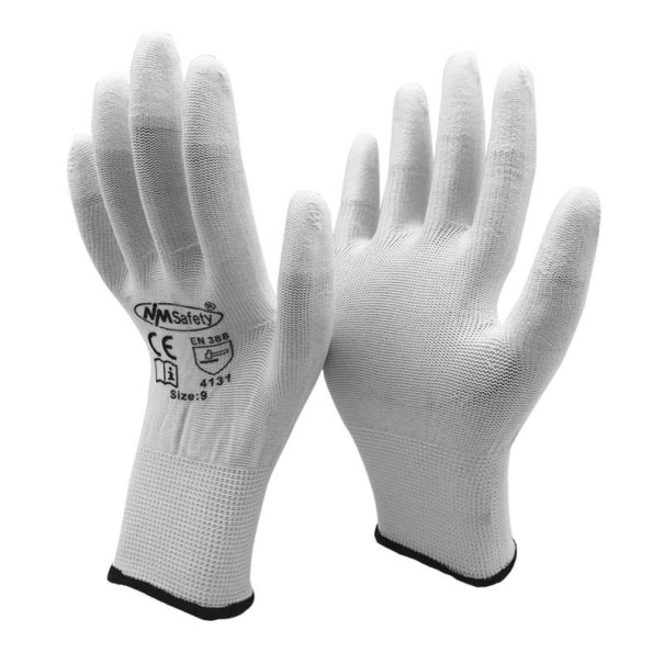 Skyddshandskar av textil 6 st