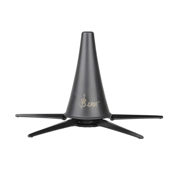 SLADE Folding Clarinet Stand 10.5 x 5.8 cm Black Metal Stand with Five Legs Portable Collapsible Holder ABS + Metal Stable Stand for Wind Instruments 1