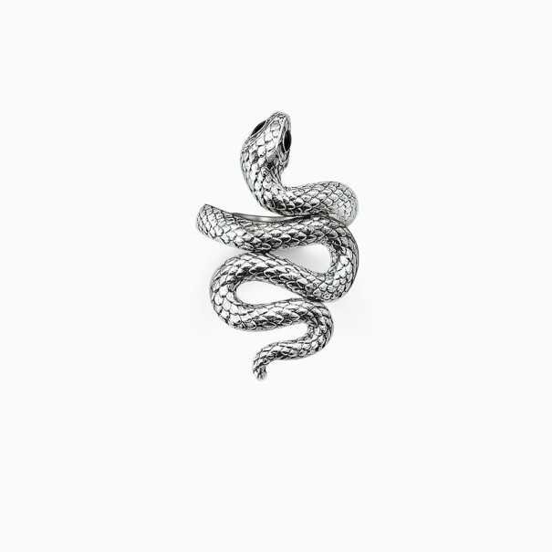 Slange ring til kvinder D1798 sølv 1