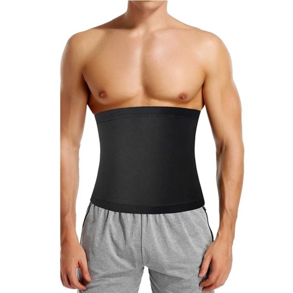 Slankebælte til mænd, fitnessformningsbælte, lændestøtte, kompressionsbælte til vægttab, sauna-effekt træningsbælte XS/S