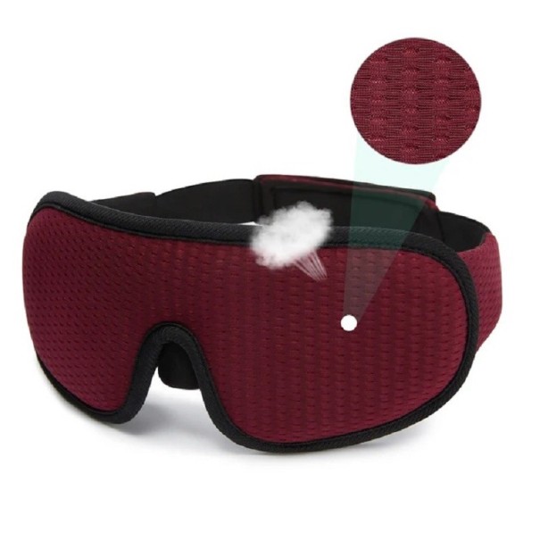 Sleeping Eye Mask Puha formájú alvó maszk Kényelmes, lélegző, fényt blokkoló szemmaszk fekete