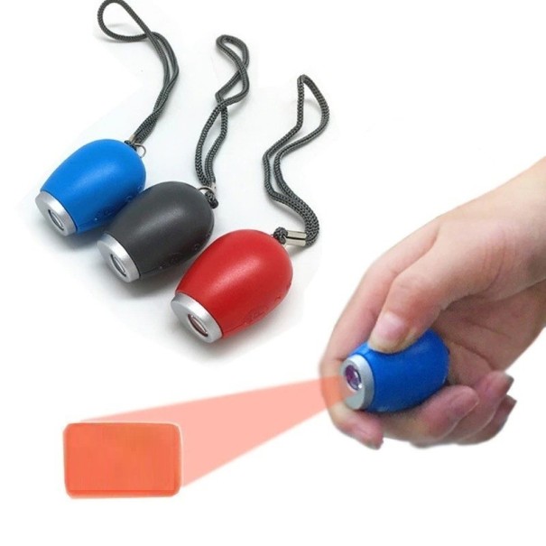 Sleutelhanger met klokprojectie