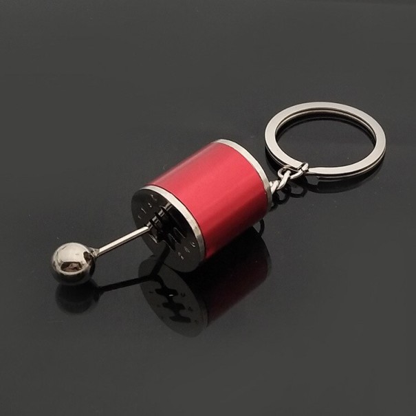 Sleutelhanger voor versnellingspook rood