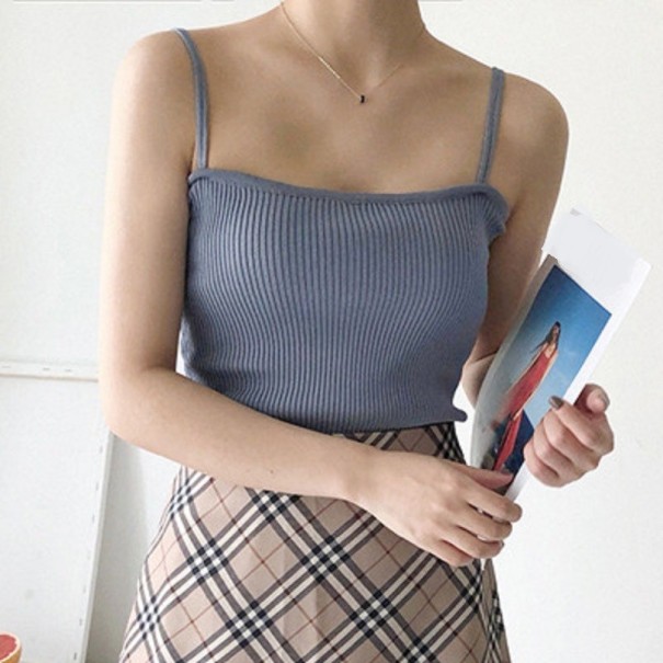 Slim tanktop til kvinder B336 grå
