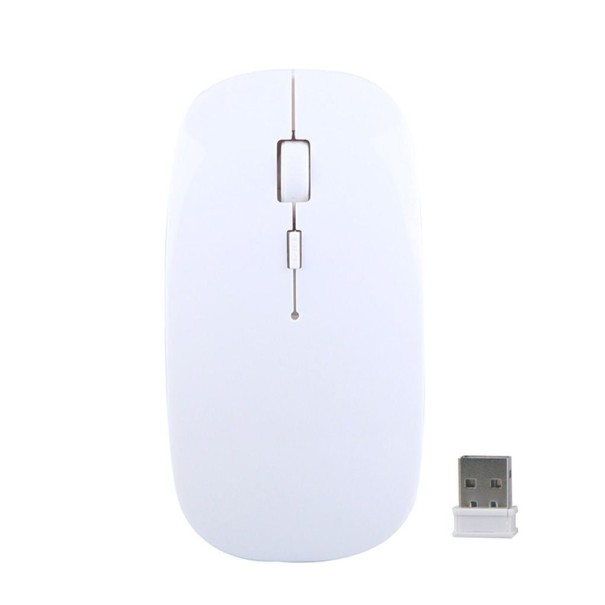 Slim Wireless Mouse H9 white