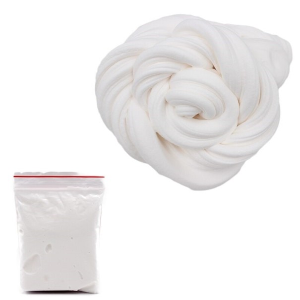 Slime antiestrés blanco
