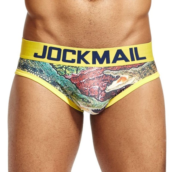 Slipe Masculino com Estampado de Crocodilos XS