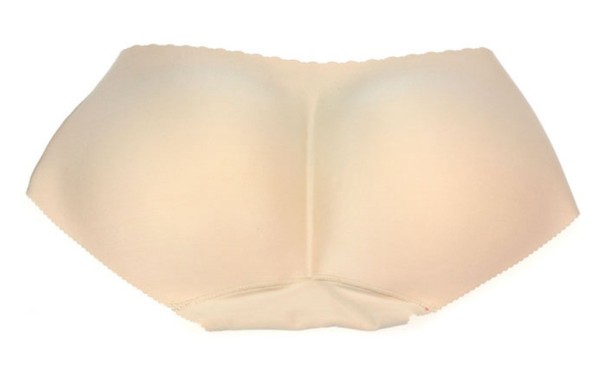 Slipje met push-up effect crème XS