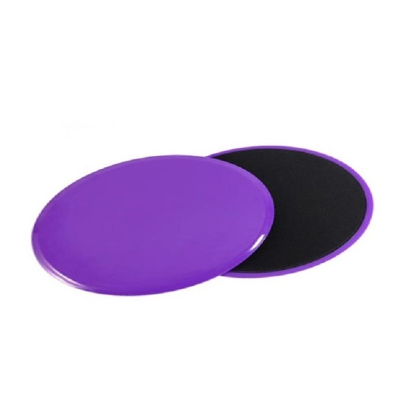 Slippery Exercise Discs 2 pcs T1019 purple